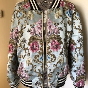 Embroidered Bomber Jacket